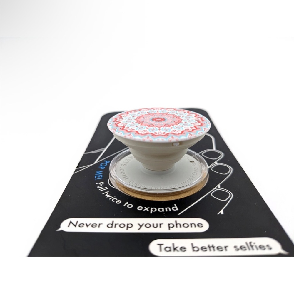Popsocket Aztec Mandala Red Grip Stand - Picture 6 of 7